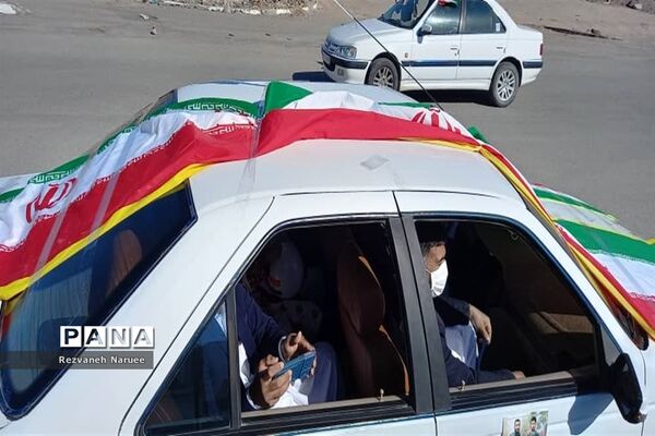 شور و شوق مردم بزمان در چهل و سومین جشن پیروزی انقلاب اسلامی