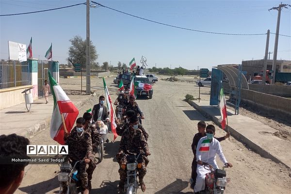 راهپیمایی خودرویی و موتوری ۲۲ بهمن در پیر سهراب