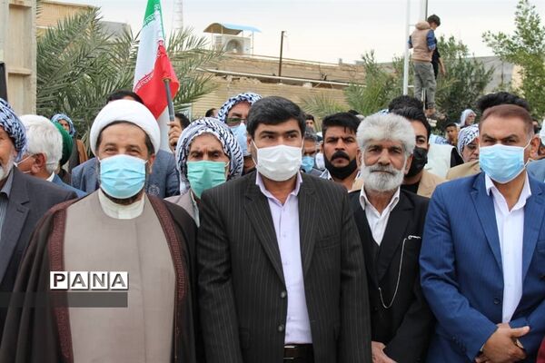 برگزاری راهپیمایی ۲۲بهمن در شهرستان حمیدیه