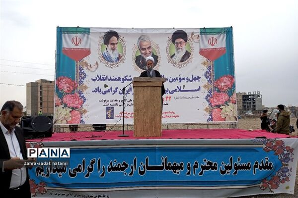 راهپیمایی خودرویی ۲۲ بهمن در پاکدشت