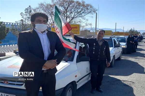 راهپیمایی خودرویی و موتوری جشن پیروزی انقلاب در کاشمر
