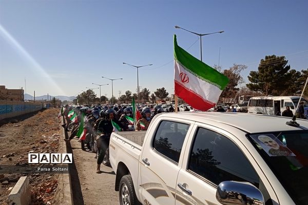 راهپیمایی خودرویی و موتوری جشن پیروزی انقلاب در کاشمر