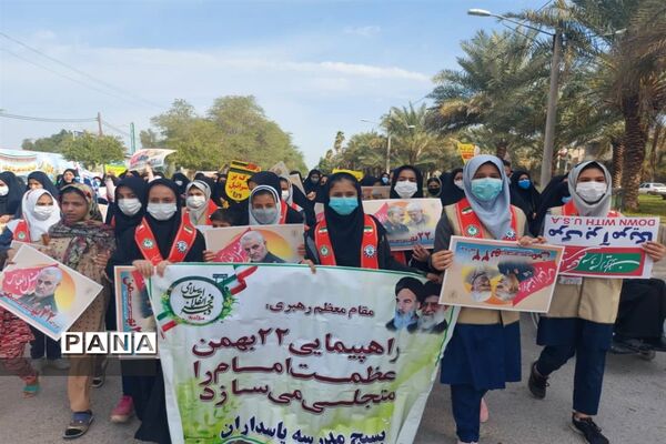راهپیمایی ۲۲ بهمن در مناطق  استان خوزستان