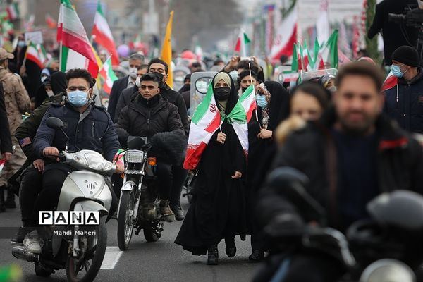 راهپیمایی یوم الله ۲۲ بهمن در تهران