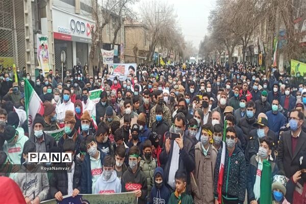 راهپیمایی ۲۲بهمن در مانه و سملقان