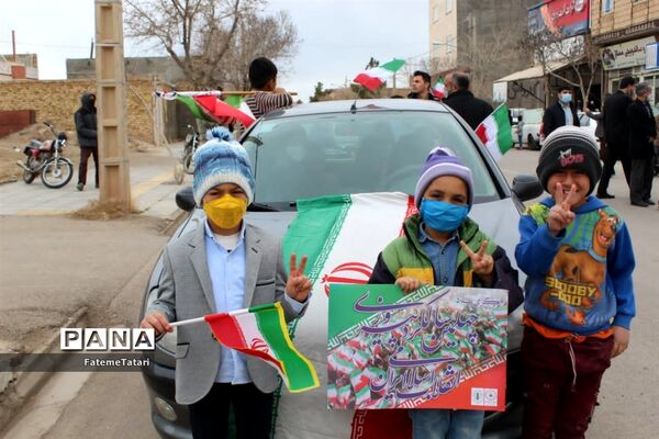 برگزاری راهپیمایی۲۲ بهمن در بام و‌صفی آباد