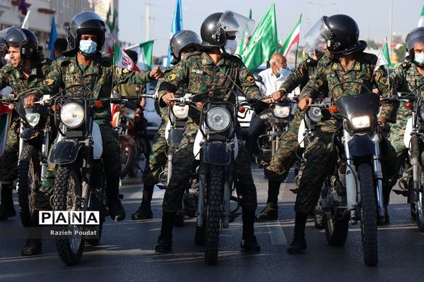 حضور پر شور مردم هرمزگان در راهپیمایی 22 بهمن 1400