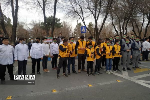 راهپیمایی یوم الله  ۲۲ بهمن در شهرستان شاهین شهر اصفهان