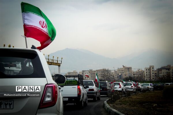راهپیمایی خودرویی 22 بهمن تهران