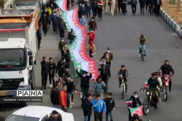 حضور مردم انقلابی فشافویه در جشن 43 سالگی انقلاب