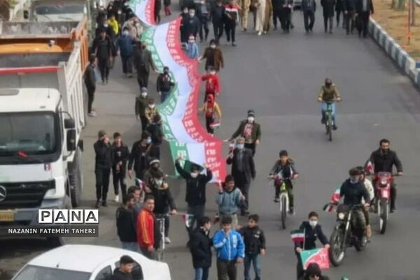 حضور مردم انقلابی فشافویه در جشن 43 سالگی انقلاب