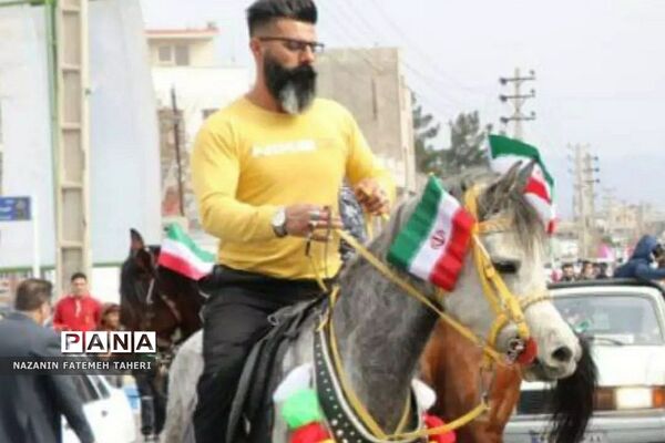 حضور مردم انقلابی فشافویه در جشن 43 سالگی انقلاب