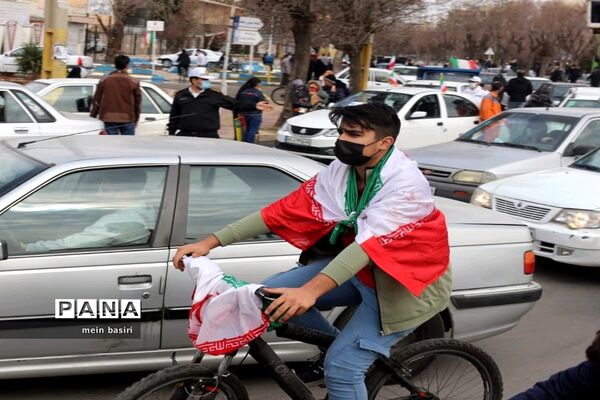 راهپیمایی خودرویی وموتوری۲۲بهمن شهرستان البرز استان قزوین