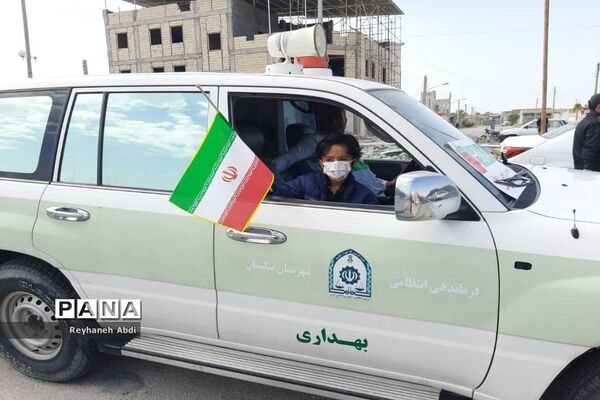 راهپیمایی خوردرویی و موتوری در یوم الله 22بهمن درتنگستان