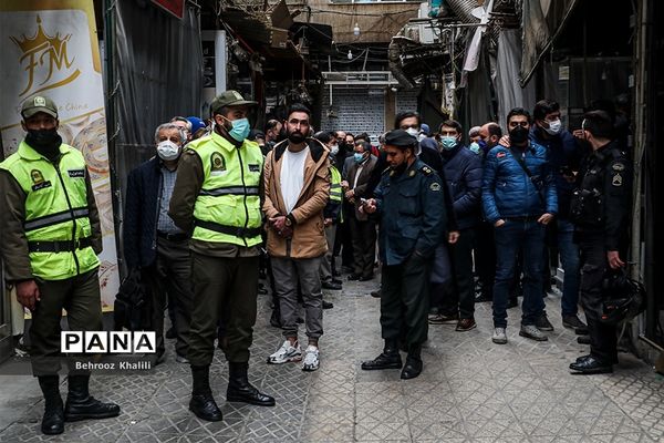 آتش‌سوزی در بازار تهران