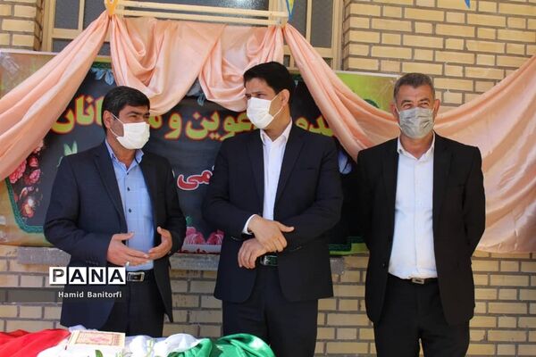 آیین افتتاح مدرسه سه کلاسه روستای رحمت آباد حمیدیه
