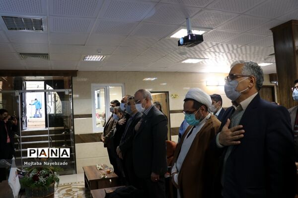 مراسم تکریم معاون پرورشی و فرهنگی و رئیس سازمان دانش‌آموزی خراسان رضوی