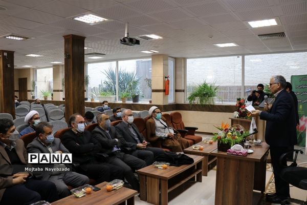 مراسم تکریم معاون پرورشی و فرهنگی و رئیس سازمان دانش‌آموزی خراسان رضوی