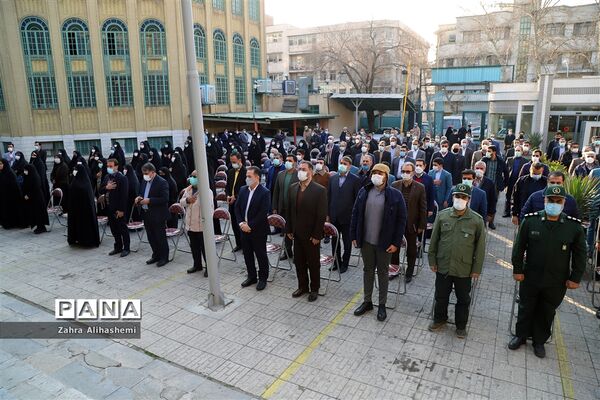 صبحگاه مشترک بسیج فرهنگیان شهر تهران