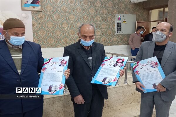 تجلیل از خیرین مدرسه ساز پروژه‌های عمرانی جدید آموزش و پرورش، کاشمر