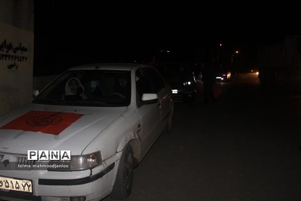 کاروان شادی ولادت امام علی در گلوگاه