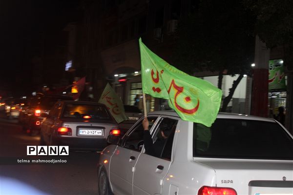 کاروان شادی ولادت امام علی در گلوگاه