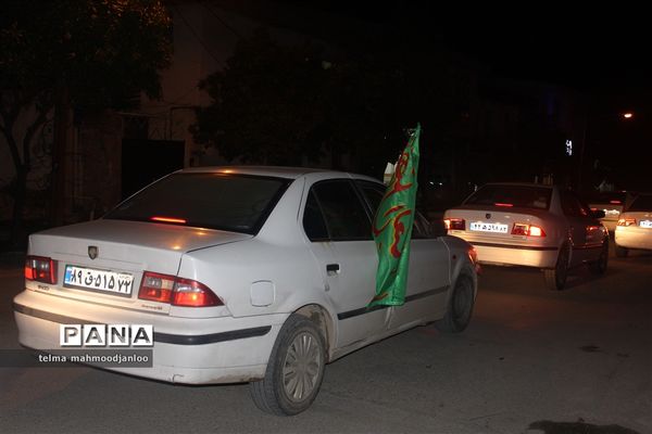 کاروان شادی ولادت امام علی در گلوگاه