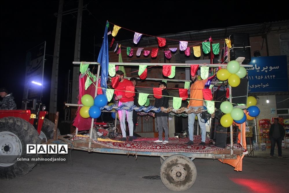 کاروان شادی ولادت امام علی در گلوگاه
