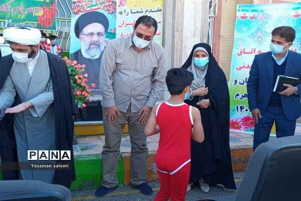 افتتاح کلاس تربیت‌بدنی آموزشگاه آزادگان و بنت الهدی در تنگستان