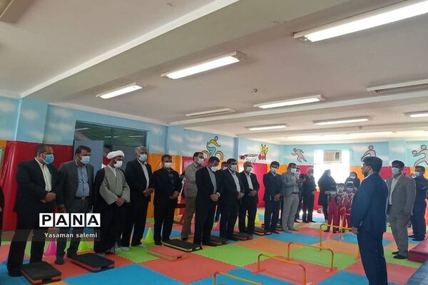 افتتاح کلاس تربیت‌بدنی آموزشگاه آزادگان و بنت الهدی در تنگستان