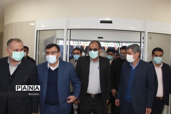 افتتاح بیمارستان شهدای سلامت بنیاد برکت شهرستان نی ریز