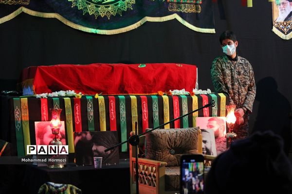 برگزاری مراسم وداع با شهید مدافع حرم؛ امیر علی محمدیان