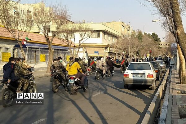 مراسم بازگشت پیکر پاک و مطهر شهید مدافع حرم در شهرری