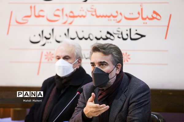 نشست خبری رئیس و اعضای هیات رییسه شورای عالی خانه هنرمندان