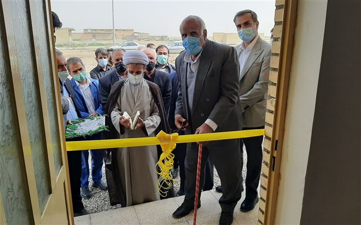 افتتاح مدرسه خیرساز دو کلاسه روستای عد عبیس  از توابع امیدیه
