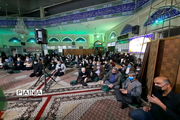 برگزاری مراسم گرامیداشت شهید وحید زمانی نیا در مسجد امام حسن مجتبی (ع) منطقه ۱۴