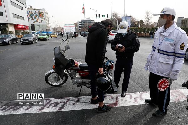 طرح انضباط بخشی موتورسواران متخلف