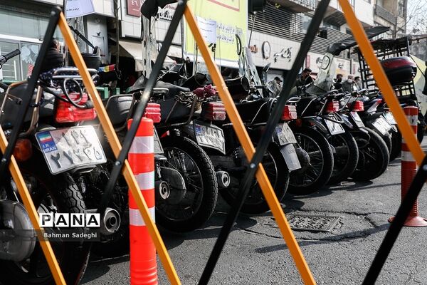 طرح انضباط بخشی موتورسواران متخلف