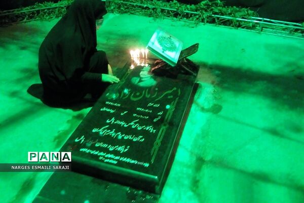 تجدید میثاق با شهید امیر زمان‌زاده در چهلمین روز شهادت