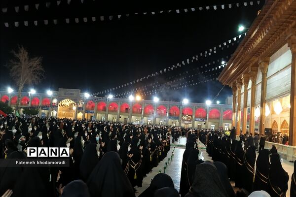 مراسم لاله‌گردانی به مناسبت بزرگداشت شهادت حضرت احمدبن موسی الکاظم( ع) در شیراز
