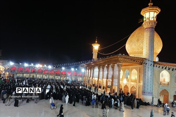 مراسم لاله‌گردانی به مناسبت بزرگداشت شهادت حضرت احمدبن موسی الکاظم( ع) در شیراز