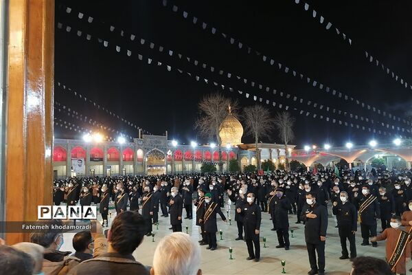 مراسم لاله‌گردانی به مناسبت بزرگداشت شهادت حضرت احمدبن موسی الکاظم( ع) در شیراز