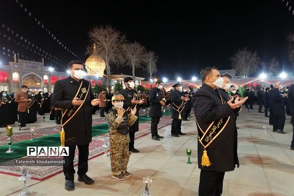 مراسم لاله‌گردانی به مناسبت بزرگداشت شهادت حضرت احمدبن موسی الکاظم( ع) در شیراز