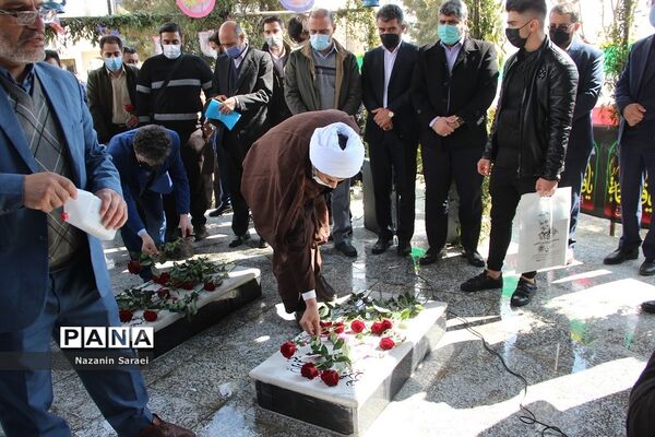 مراسم اربعین شهدای گمنام در دانشگاه آزاد اسلامی واحد اسلامشهر
