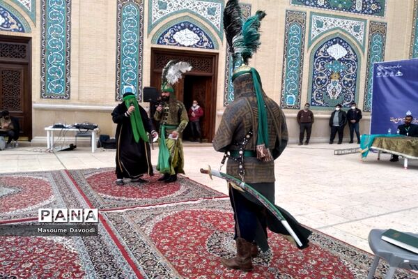 تعزیه خوانی پانزده گروه برجسته کشوری در حرم مطهر شاهچراغ (ع)