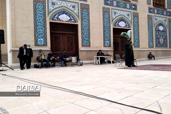 تعزیه خوانی پانزده گروه برجسته کشوری در حرم مطهر شاهچراغ (ع)