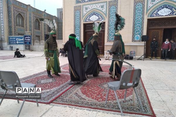 تعزیه خوانی پانزده گروه برجسته کشوری در حرم مطهر شاهچراغ (ع)
