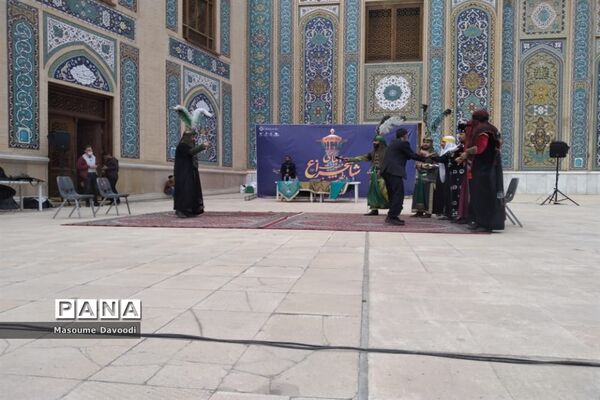 تعزیه خوانی پانزده گروه برجسته کشوری در حرم مطهر شاهچراغ (ع)
