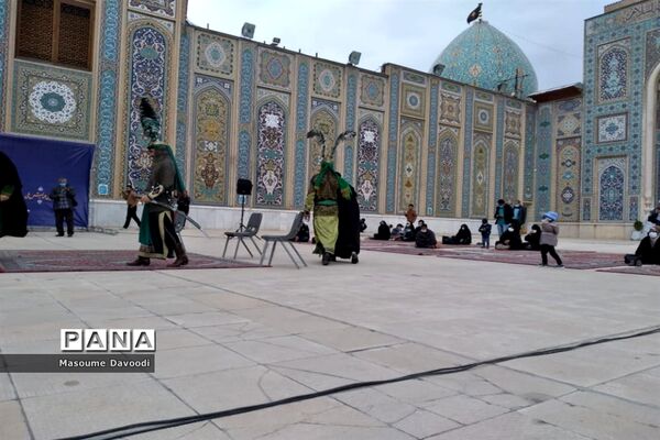 تعزیه خوانی پانزده گروه برجسته کشوری در حرم مطهر شاهچراغ (ع)