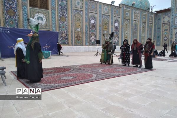 تعزیه خوانی پانزده گروه برجسته کشوری در حرم مطهر شاهچراغ (ع)